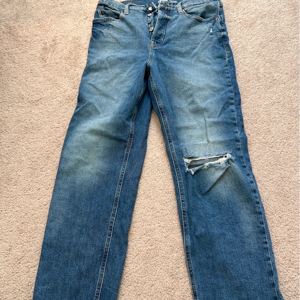 Old navy sky-hi straight leg jeans